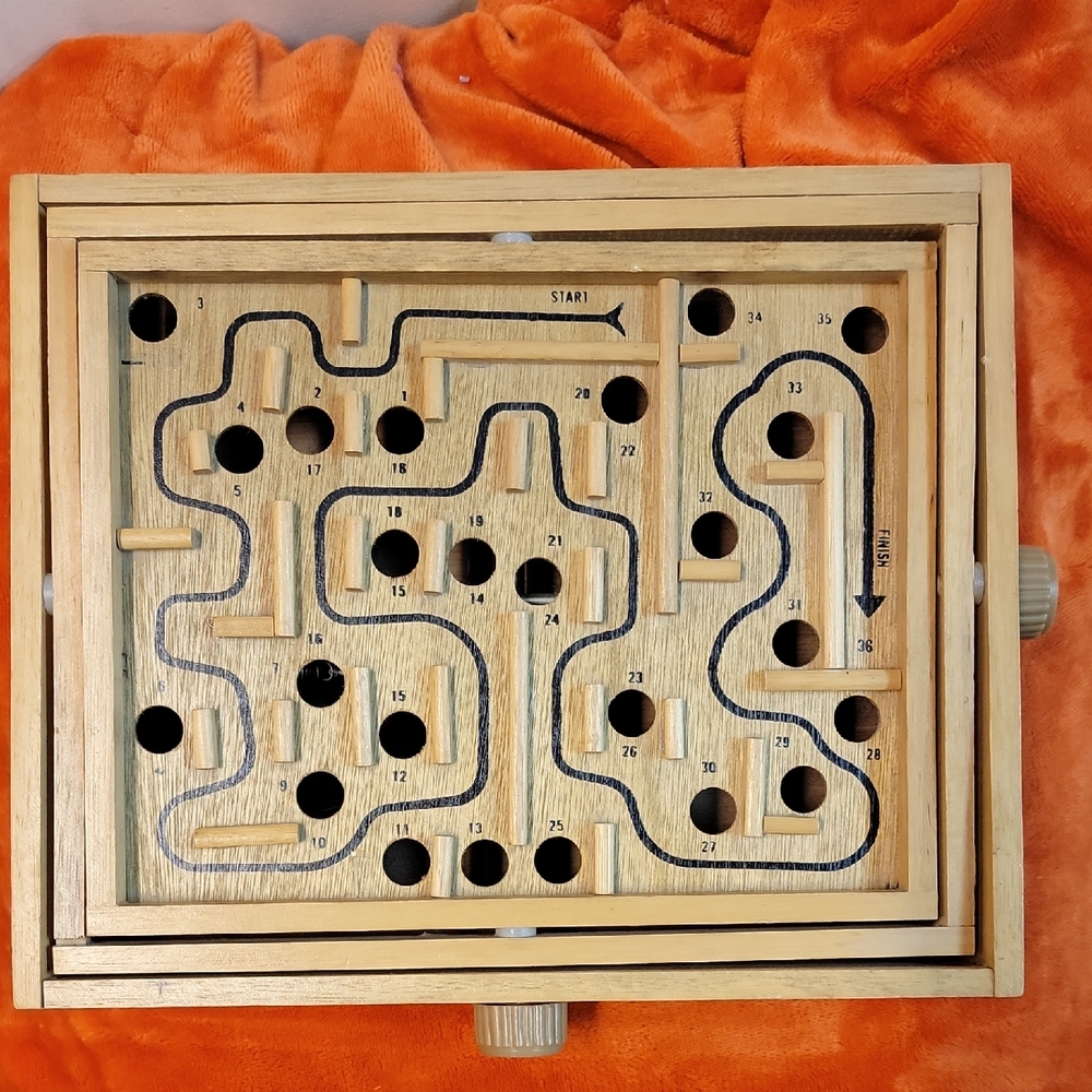 Wooden Maze Game